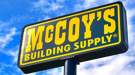 Mccoy's building - McCoy's Building Supply. Shop Products; Building Materials Doors & Windows Electrical Farm, Ranch & Animal Care Fasteners Fencing Grilling & Outdoor Living Hardware ...